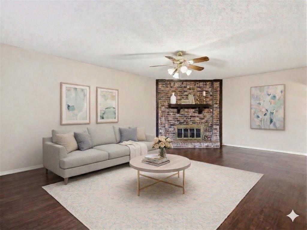2204 Ridgedale Drive Carrollton, TX 75006 - Photo 5 of 28 Living Room virtual staging
