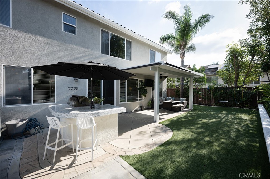 32 Berlamo Rancho Santa Margarita, CA 92688 - Photo 26 of 59 a view of a house with backyard porch and sitting area