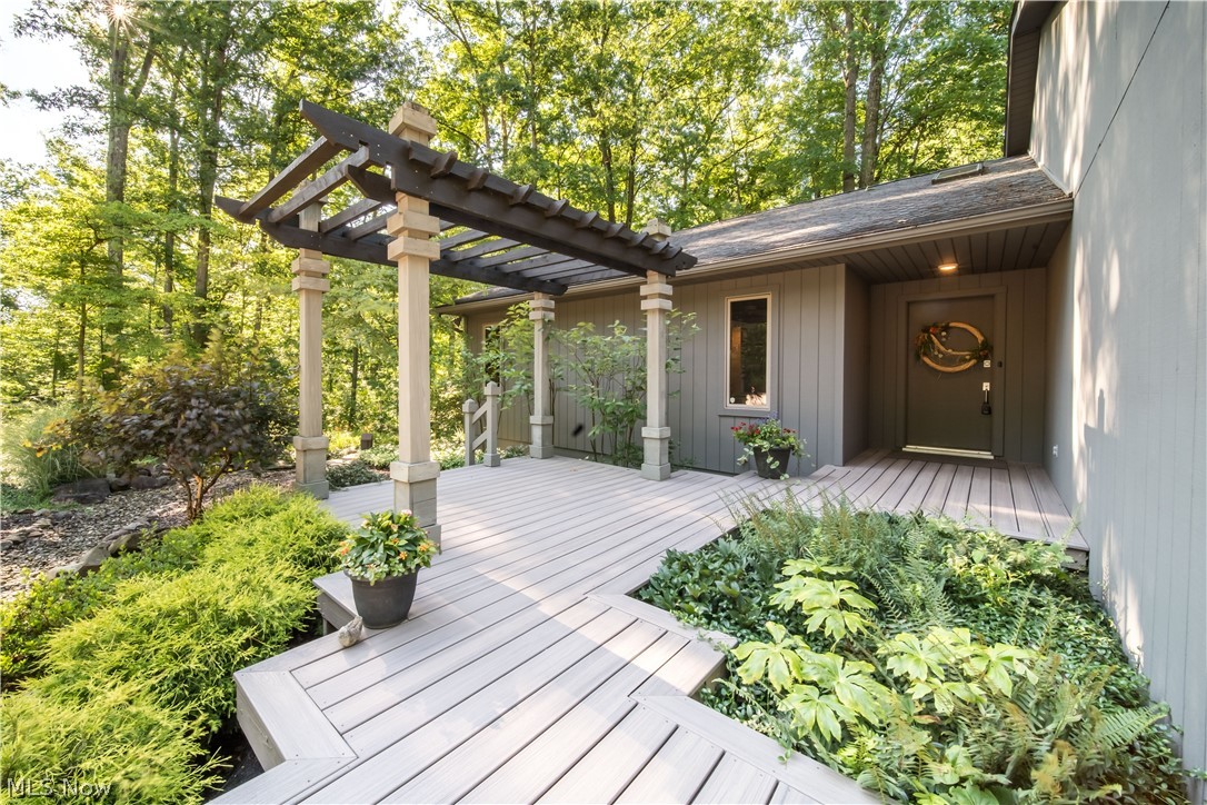 5119 Hattrick Road Ravenna, OH 44266 - Photo 2 of 33 Wooden terrace featuring a pergola