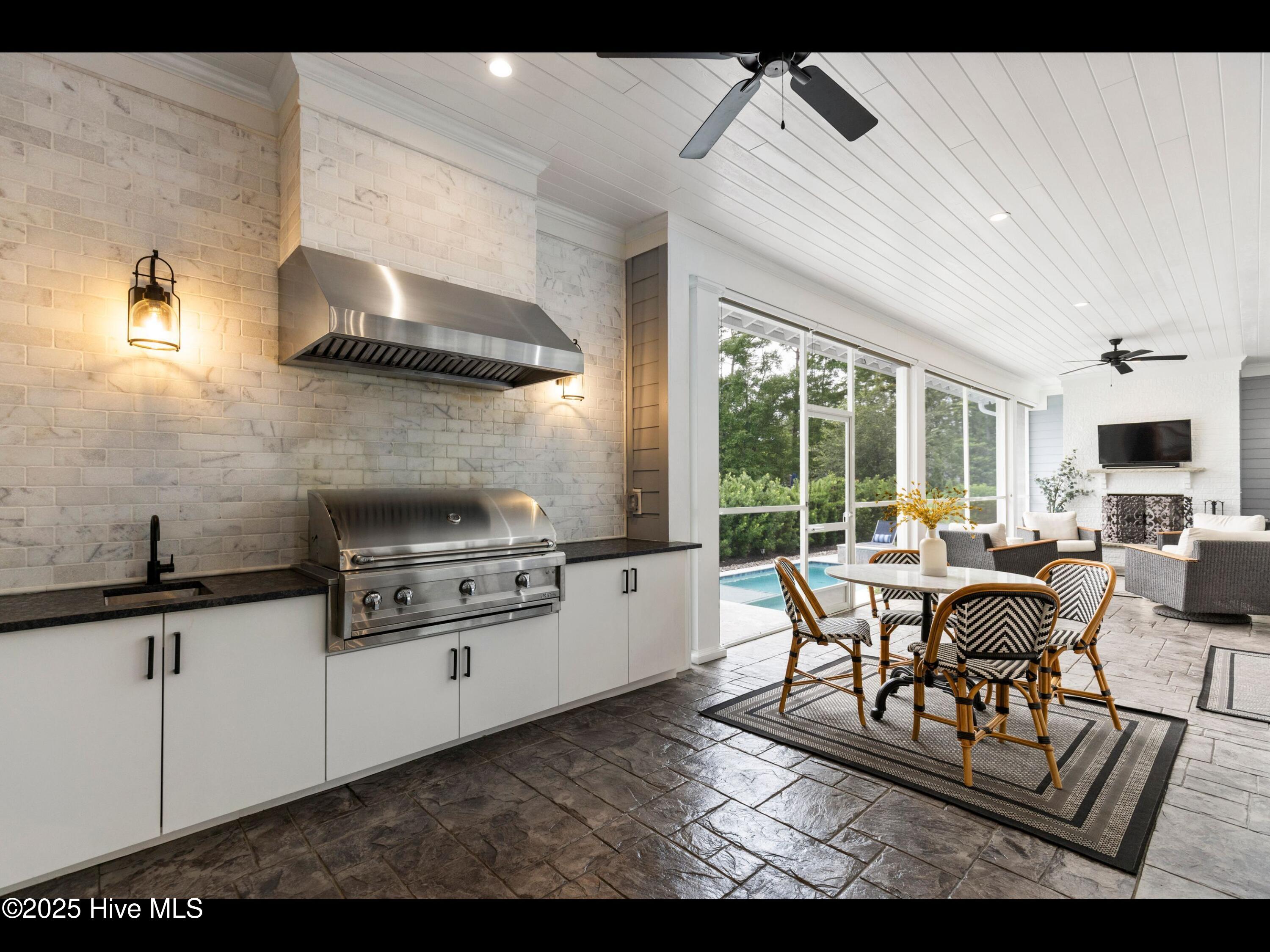 1012 Midnight Channel Road Wilmington, NC 28403 - Photo 75 of 105 Built In Outdoor Grilling Station