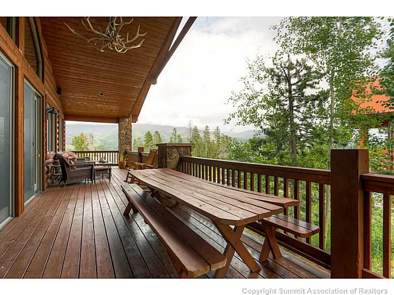 729 Willowbrook Road Silverthorne, CO 80498 - Photo 25 of 25 Patio/Deck. Covered deck with large entertaining space.