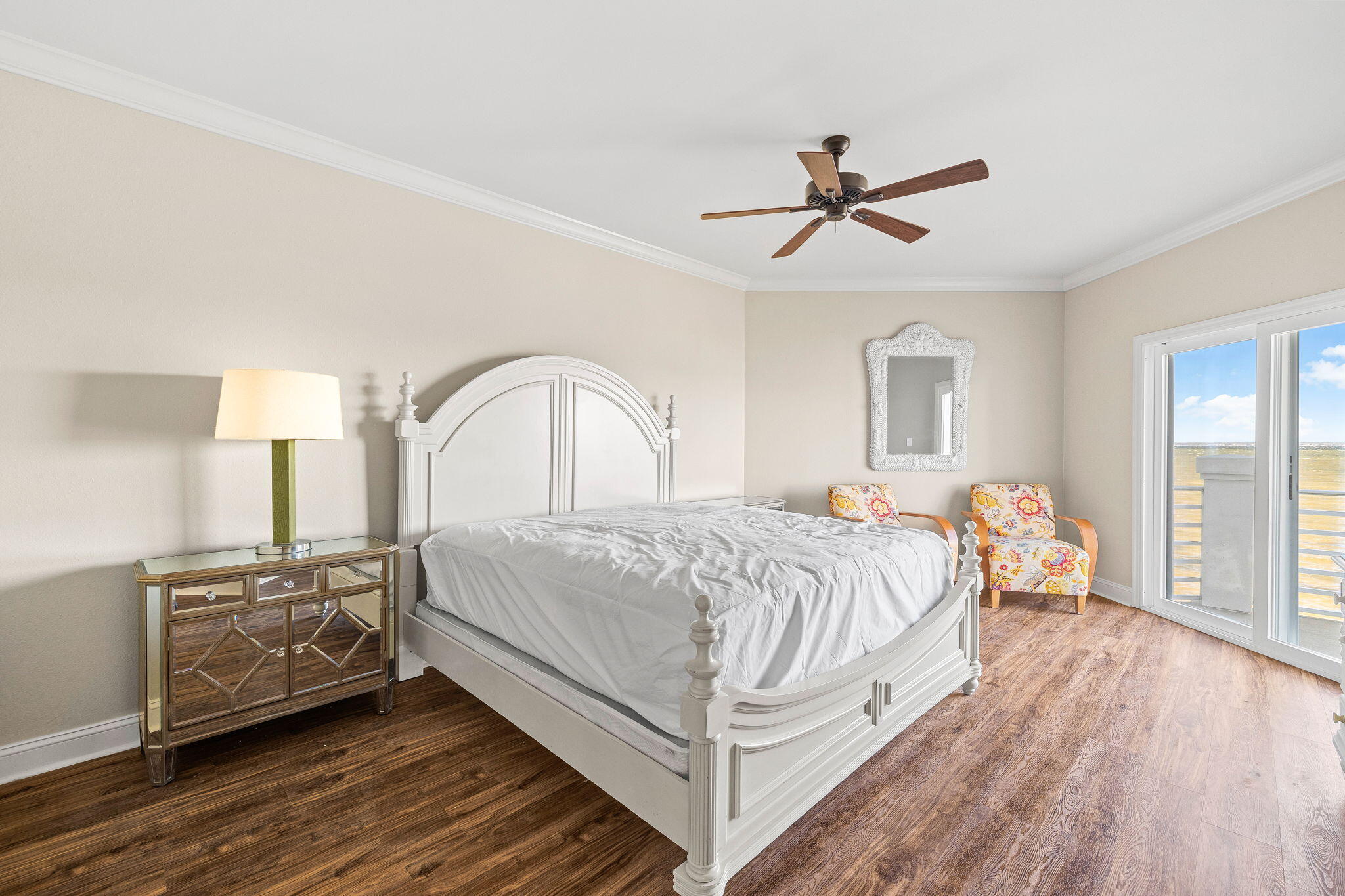 969 Northshore Drive Miramar Beach, FL 32550 - Photo 15 of 87 a bedroom with a bed and wooden floor