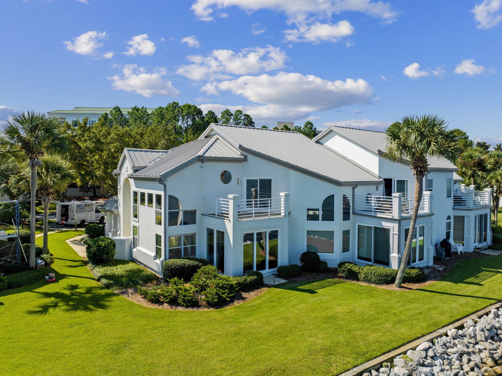 969 Northshore Drive Miramar Beach, FL 32550 - Photo 41 of 87 a view of a house with a big yard plants and large trees