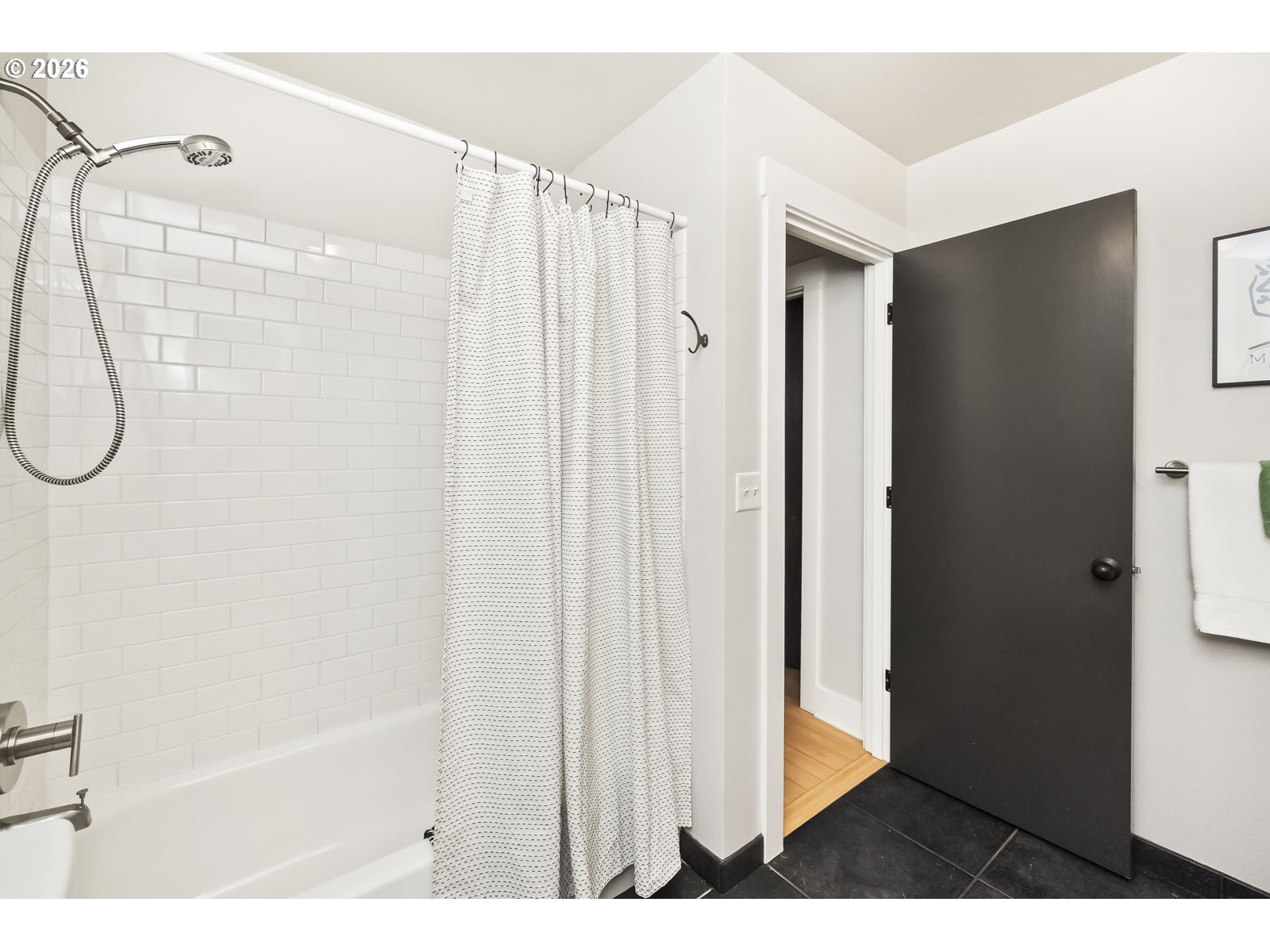 2301 Southeast Caruthers Street, Unit 1 Portland, OR 97214 - Photo 14 of 18 a bathroom with a shower