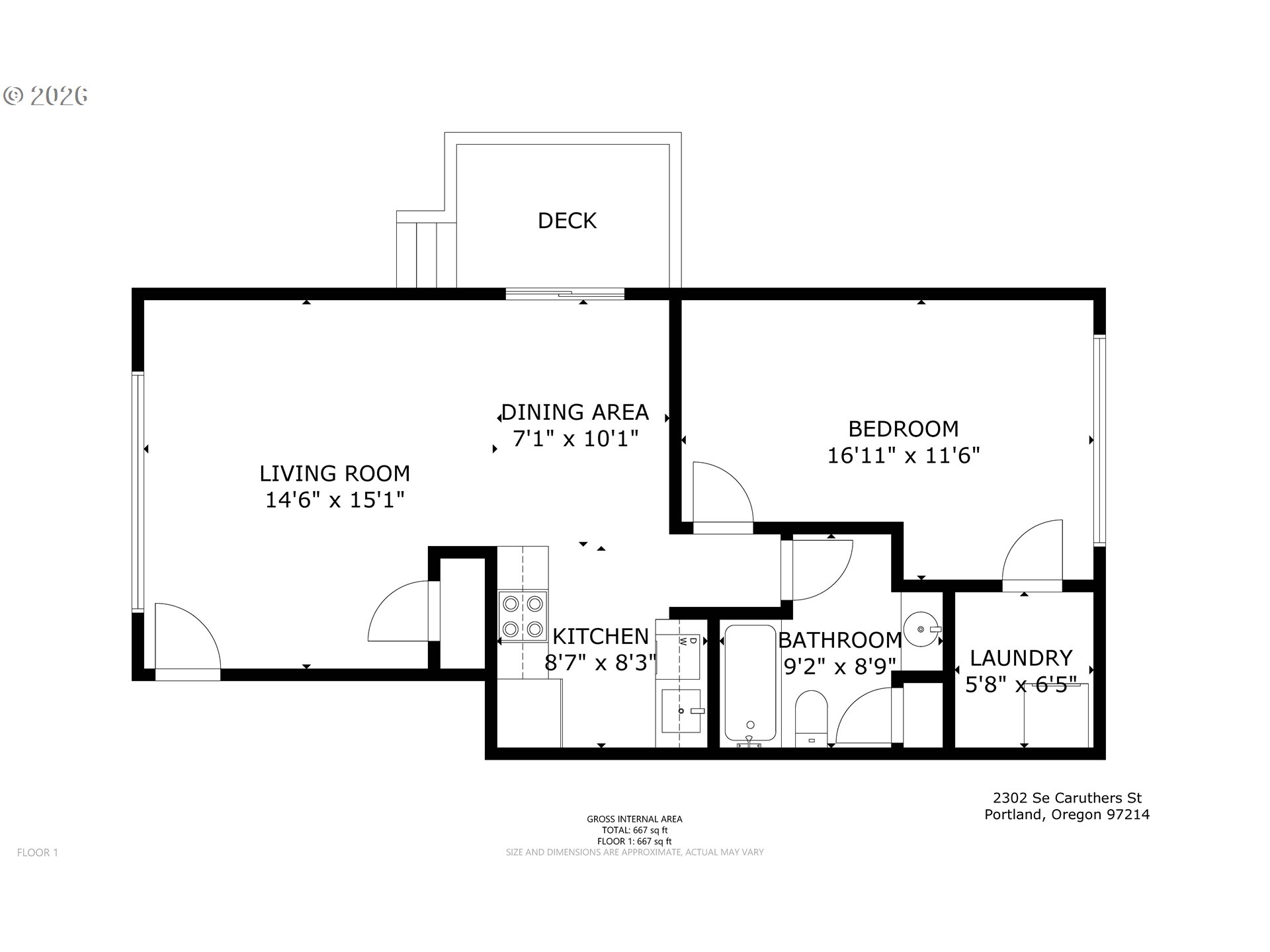 2301 Southeast Caruthers Street, Unit 1 Portland, OR 97214 - Photo 18 of 18 a picture of a book and a bed