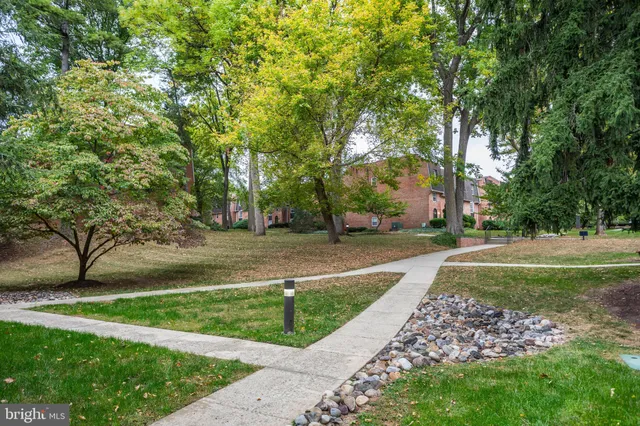 a view of backyard with green space