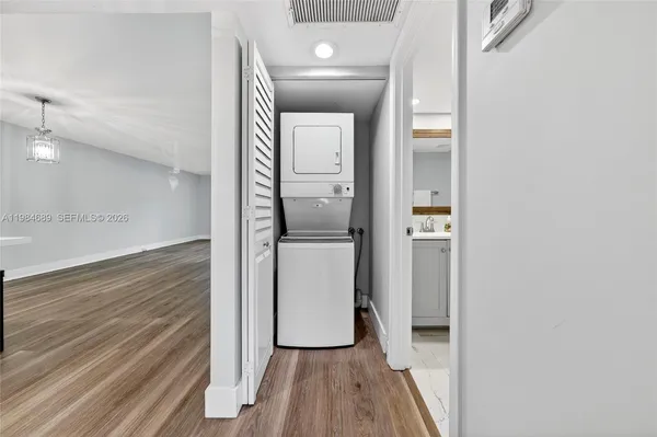 a view of a hallway with interior of the house