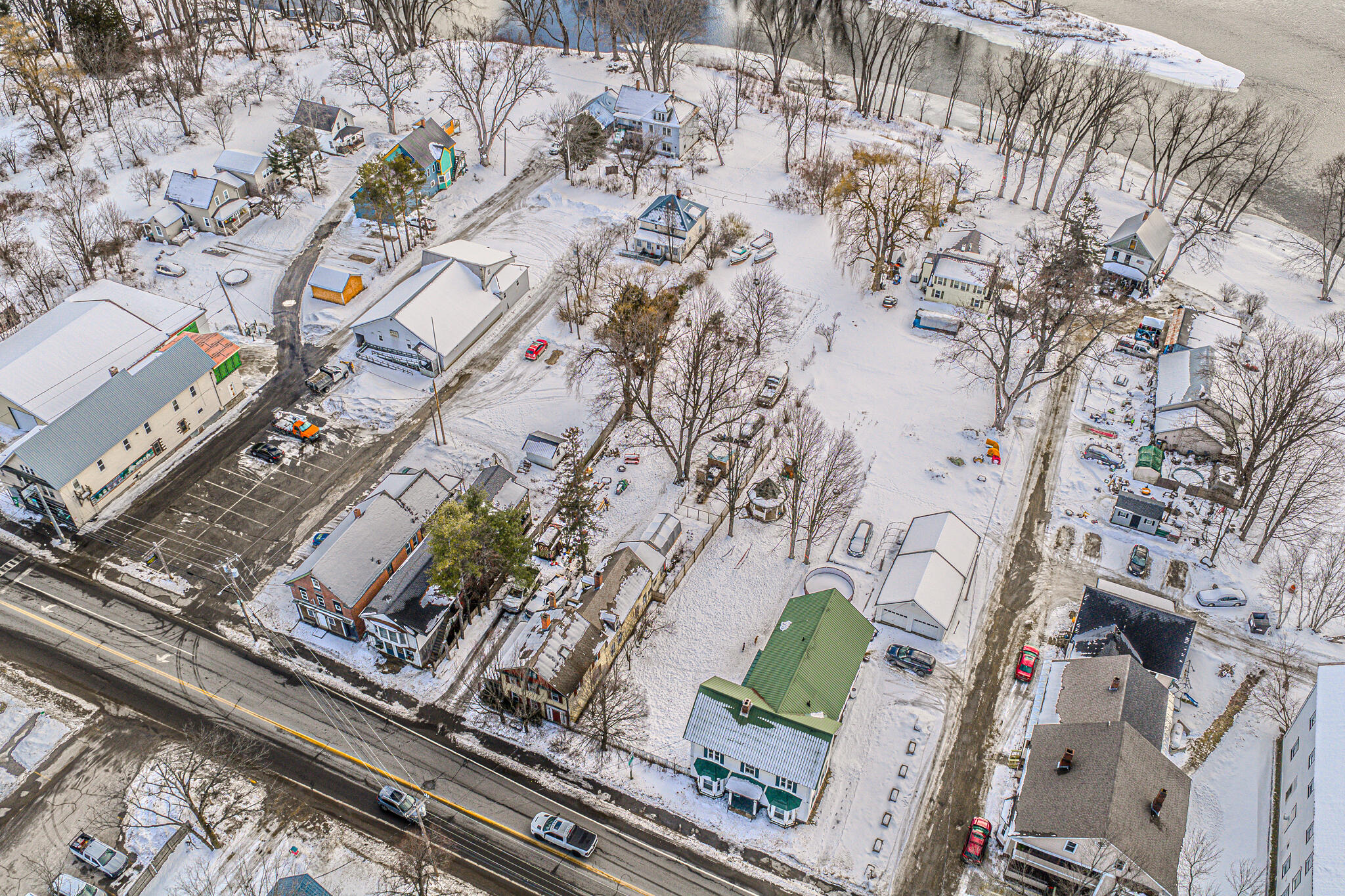 19 Main Street Dixfield, ME 04224 - Photo 17 of 38 drone Dixfield