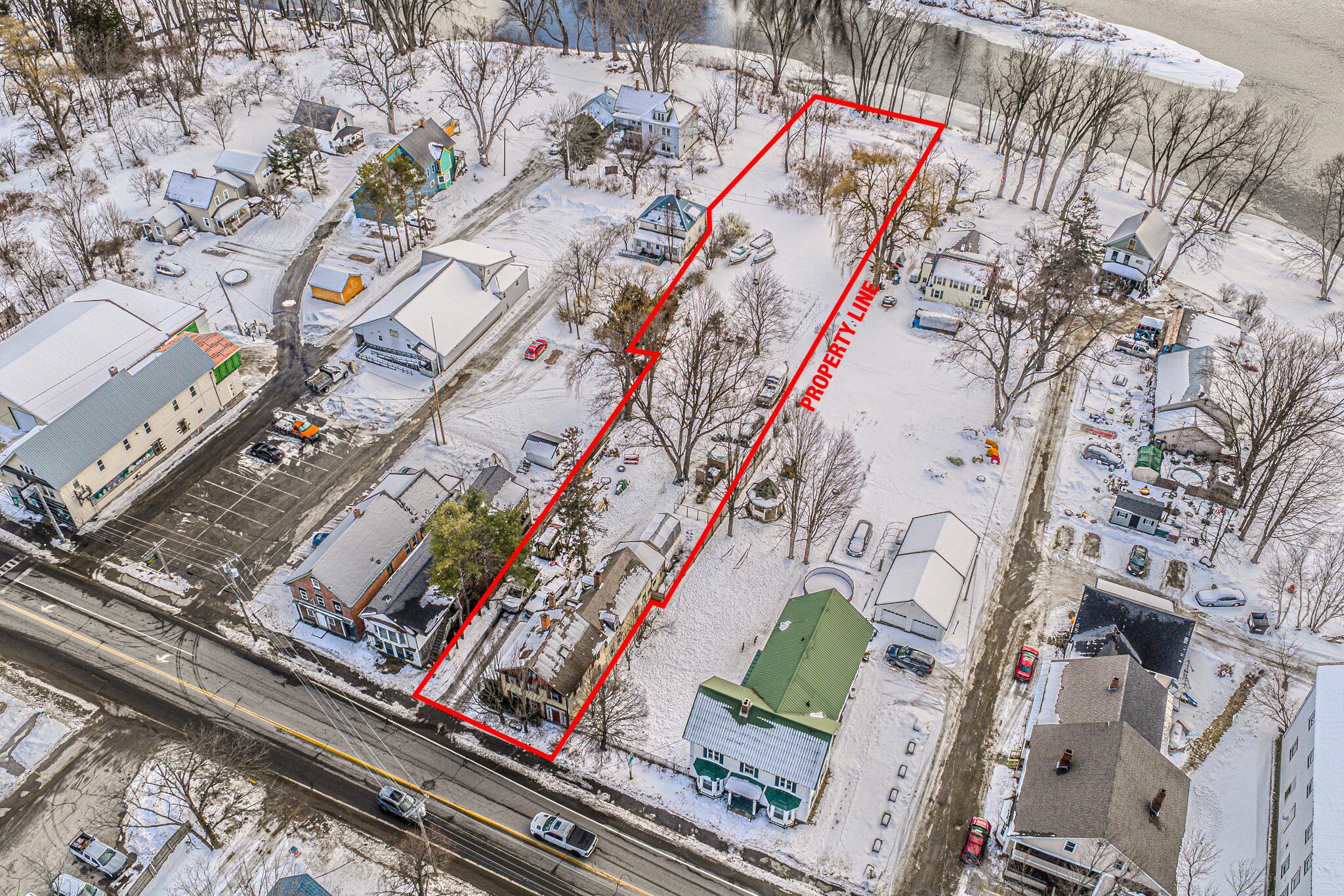 19 Main Street Dixfield, ME 04224 - Photo 18 of 38 drone Dixfield PROPERTY LINE