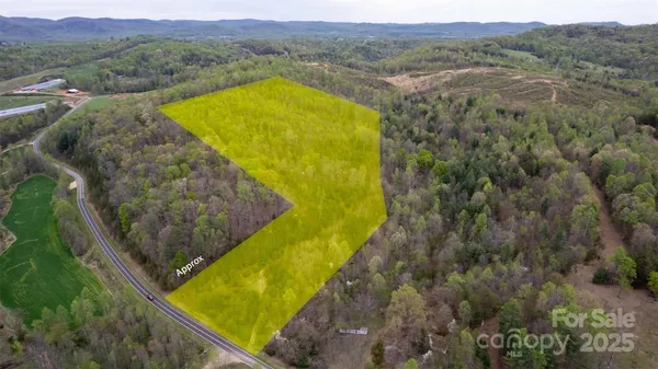 a view of a yard with a swimming pool