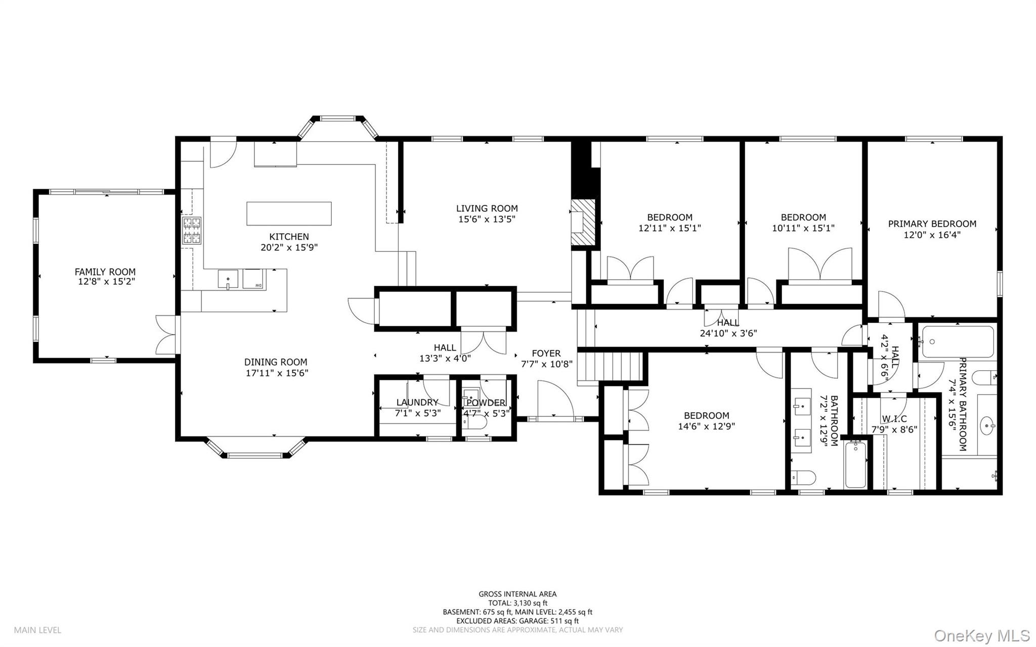 105 Cross Ridge Road Chappaqua, NY 10514 - Photo 42 of 43 Main level-bedroom wing is only 3 steps up