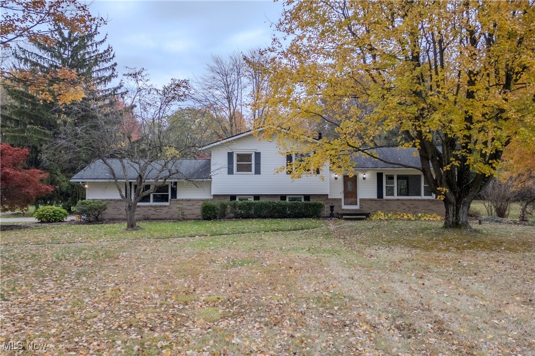 698 Albert Horning Road Atwater, OH 44201 - Photo 1 of 40 Split level home featuring brick siding and a front lawn