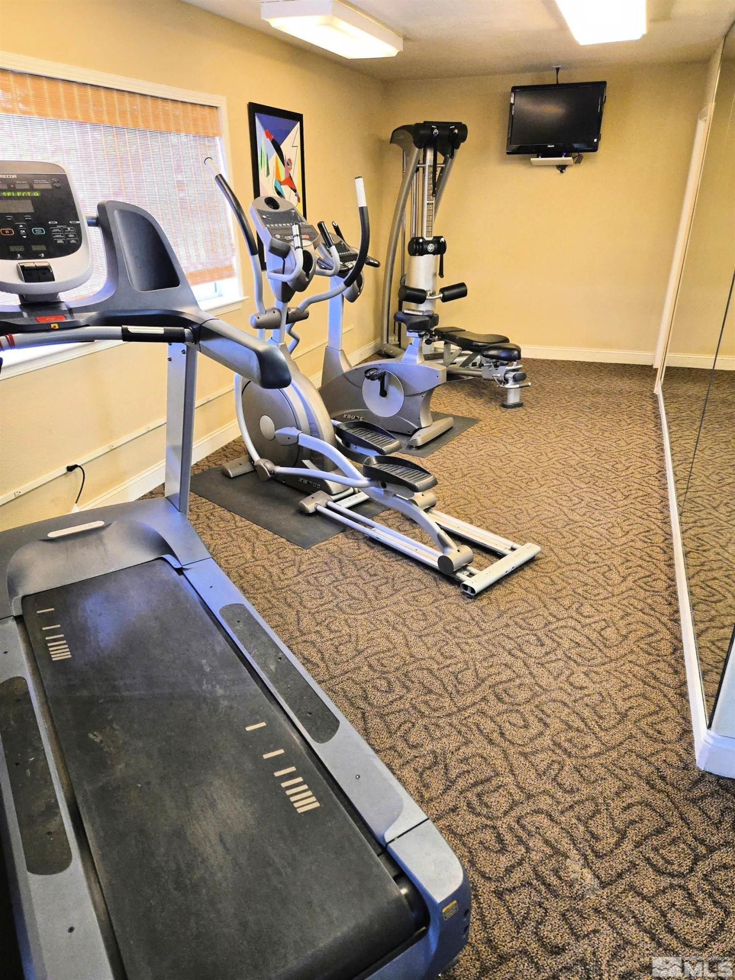 100 Bisset Court, Unit B Reno, NV 89503 - Photo 30 of 31 a view of a room with gym equipment