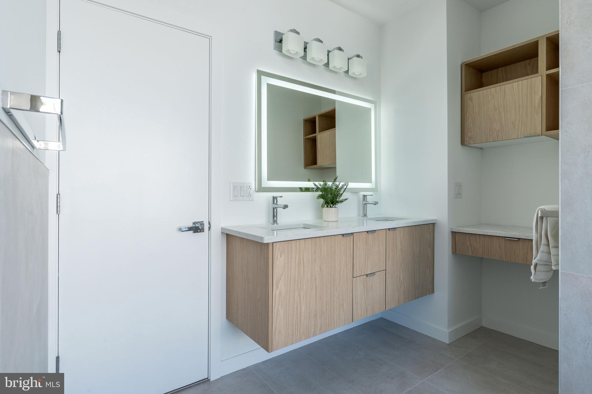 2925 Master Street Philadelphia, PA 19121 - Photo 9 of 41 a bathroom with a sink vanity and mirror