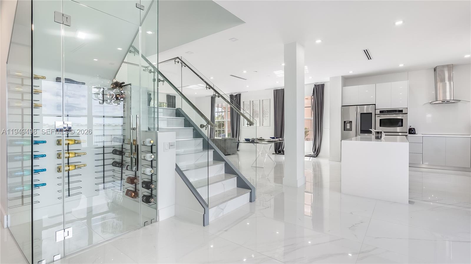 17739 Southwest 54th Street Miramar, FL 33029 - Photo 14 of 47 a view of entryway and hall with dining room