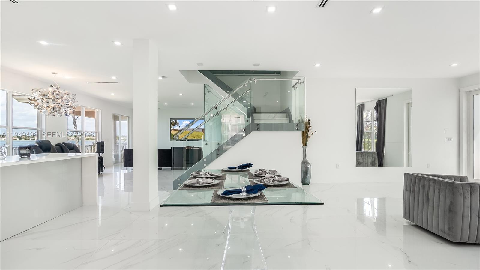 17739 Southwest 54th Street Miramar, FL 33029 - Photo 7 of 47 a view of a living room and kitchen