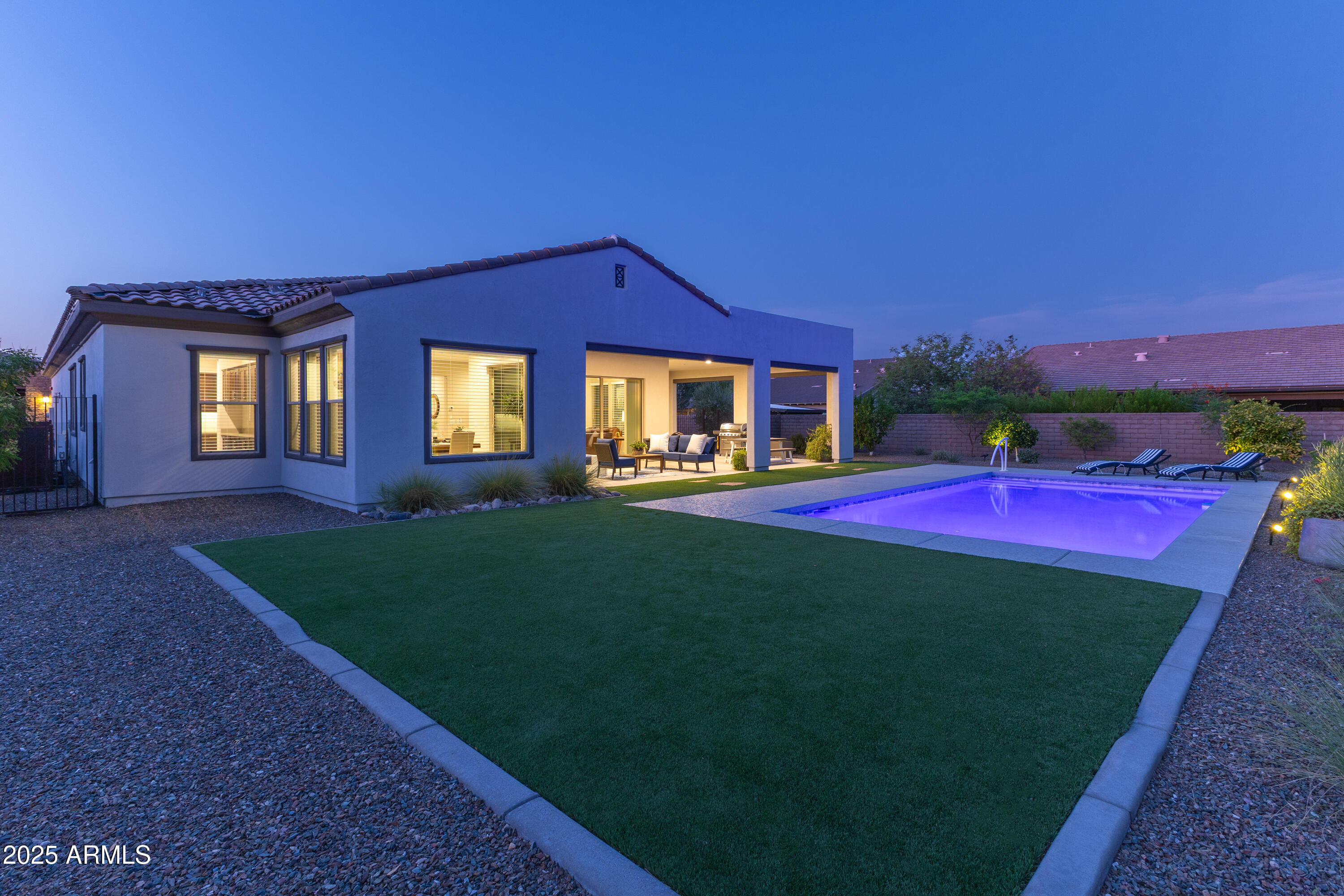 17621 Blaze Lane Rio Verde, AZ 85263 - Photo 43 of 57 a view of an house with backyard space and balcony