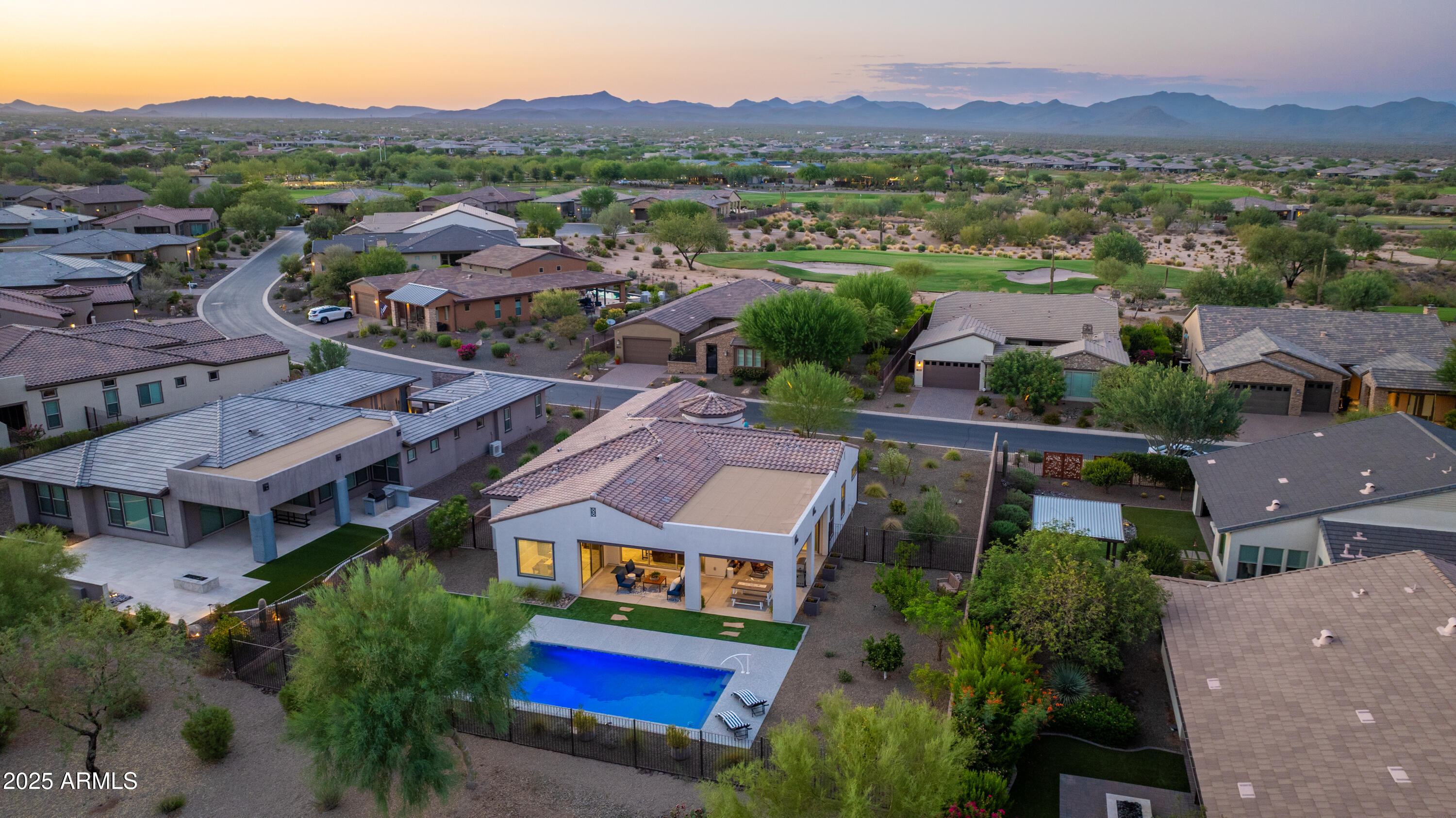 17621 Blaze Lane Rio Verde, AZ 85263 - Photo 48 of 57 an aerial view of multiple house