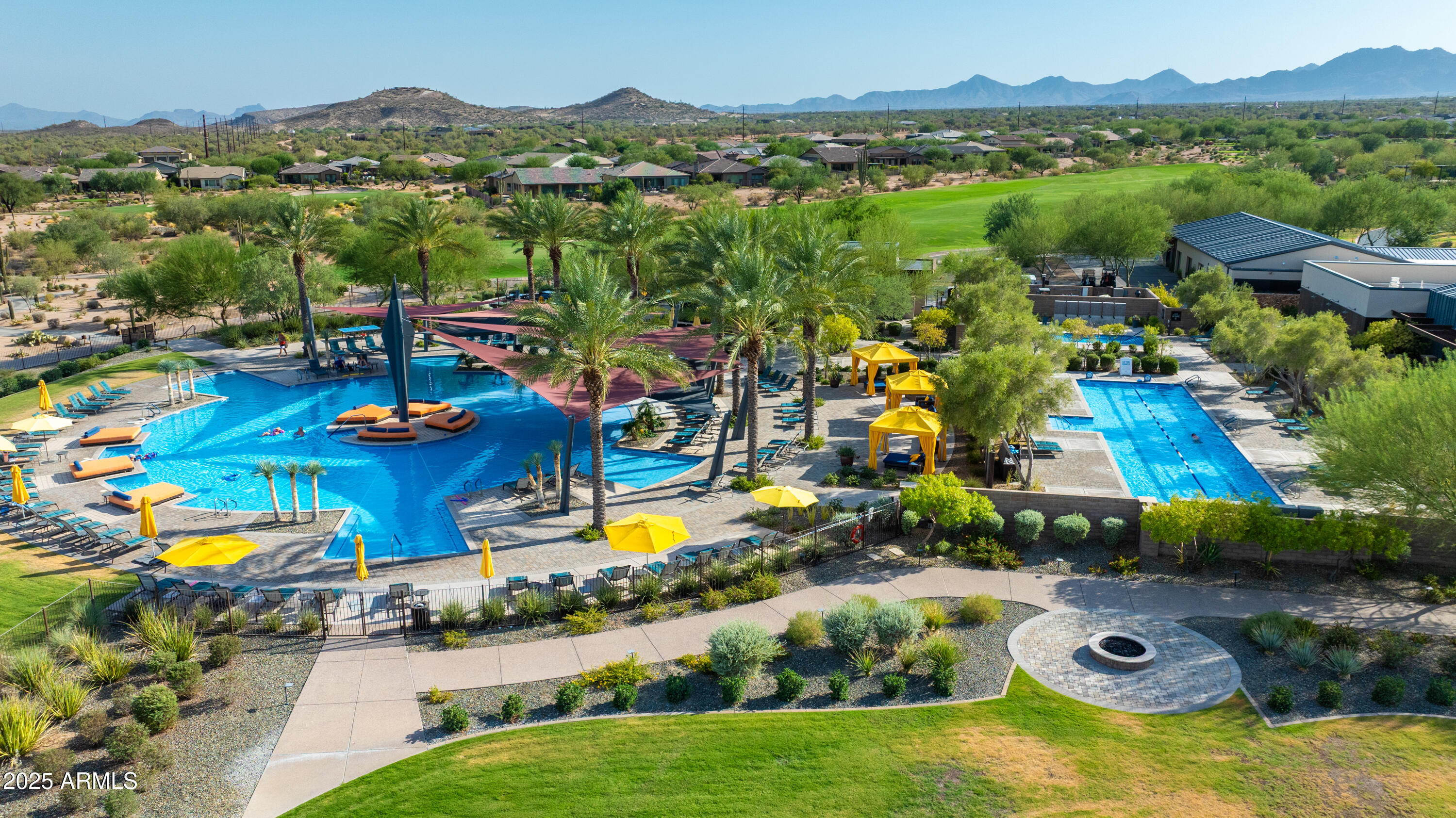 17621 Blaze Lane Rio Verde, AZ 85263 - Photo 53 of 57 an aerial view of residential houses and outdoor space
