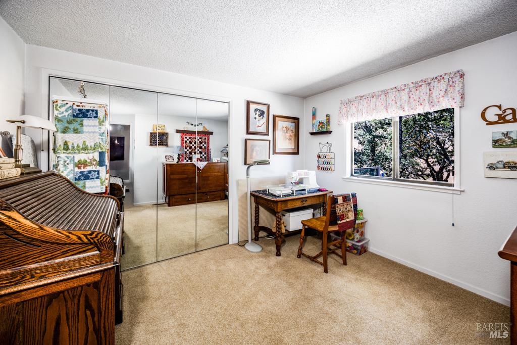 6707 Badger Creek Road Santa Rosa, CA 95409 - Photo 20 of 53 a living room with furniture and a flat screen tv