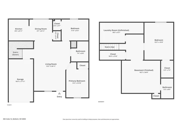 $237,000 | 384 Cedar Street, Baldwin, WI 54002