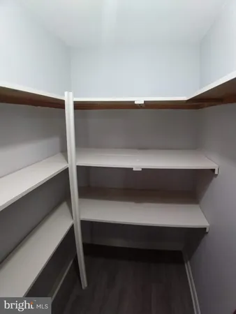 a close view of closet