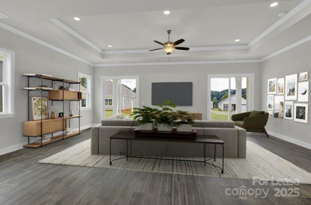 4715 Anise Circle, Unit 40 Sherrills Ford, NC 28673 - Photo 9 of 20 a living room with furniture and a large mirror