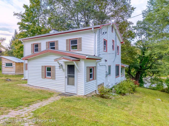 a view of a house with pool