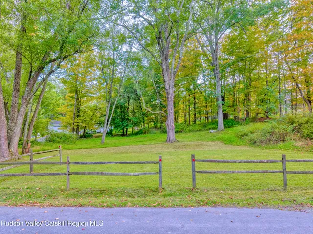 a view of a beach with a yard