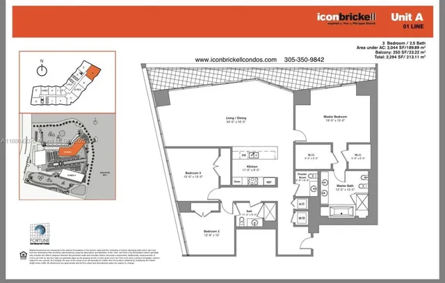 $2,395,000 | 465 Brickell Avenue, Unit 4901, Miami, FL 33131