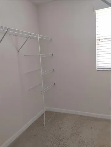 a small space with a window