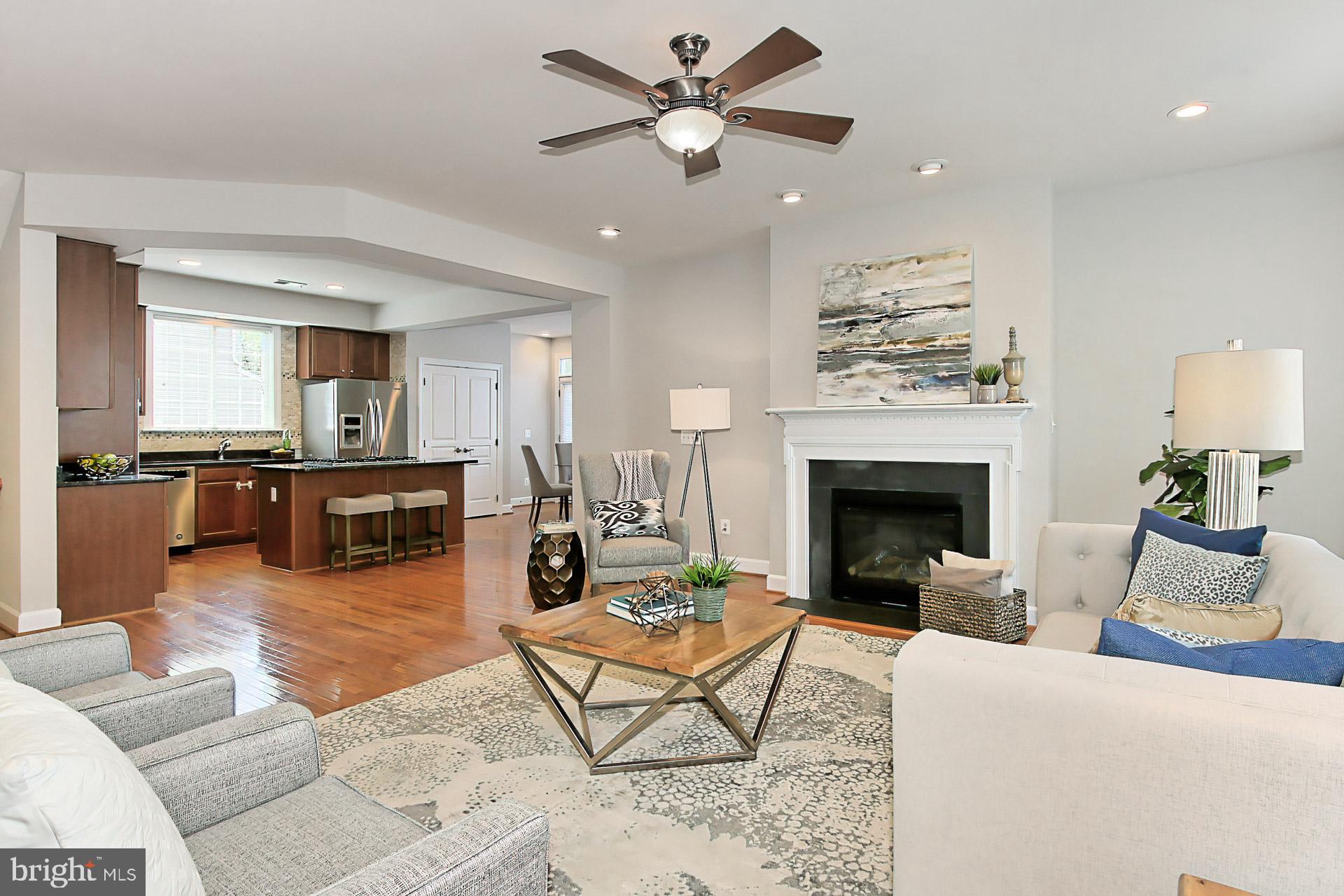 23106 Bronstein Lane Brambleton, VA 20148 - Photo 9 of 58 Direct View into the Gourmet Kitchen