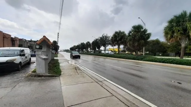 a view of street with cars