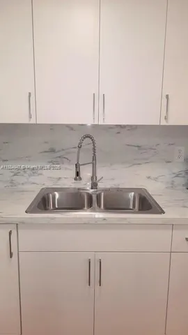 a close view of sink and tap