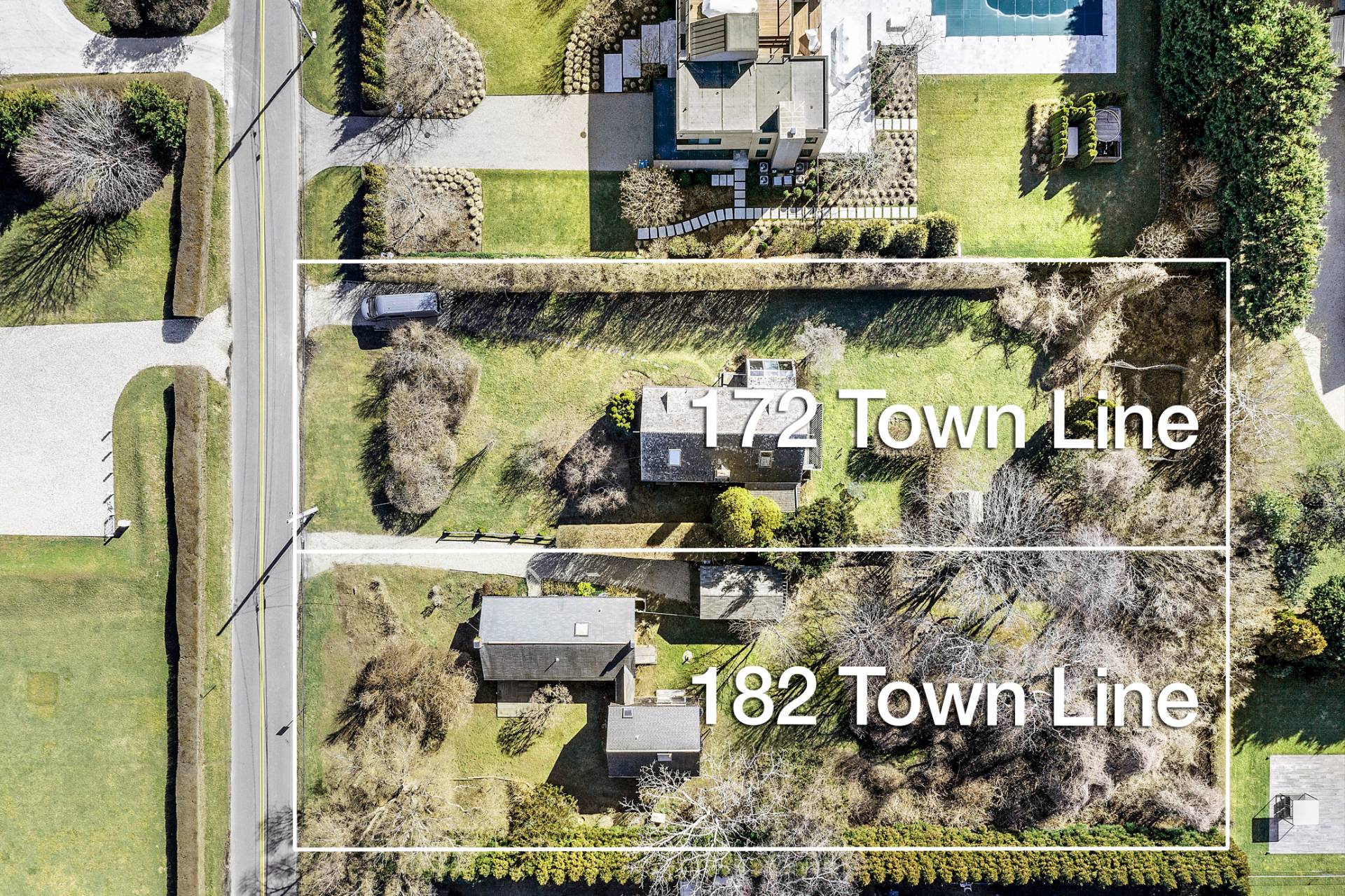 172 Town Line Road Sagaponack, NY 11962 - Photo 2 of 5 a view of a street with sitting area