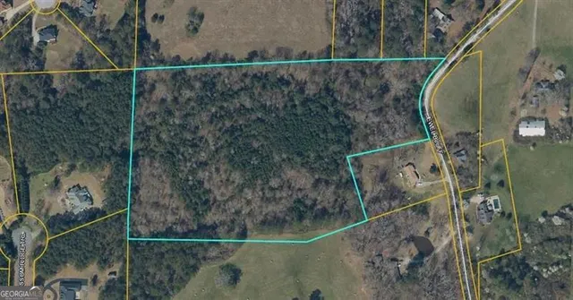 a bird view of a mirror