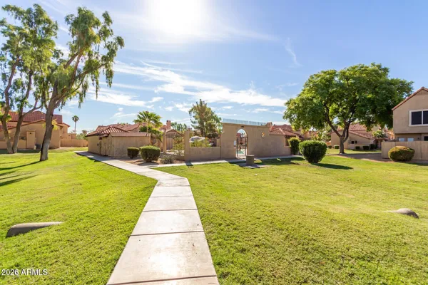 a view of a house with a big yard