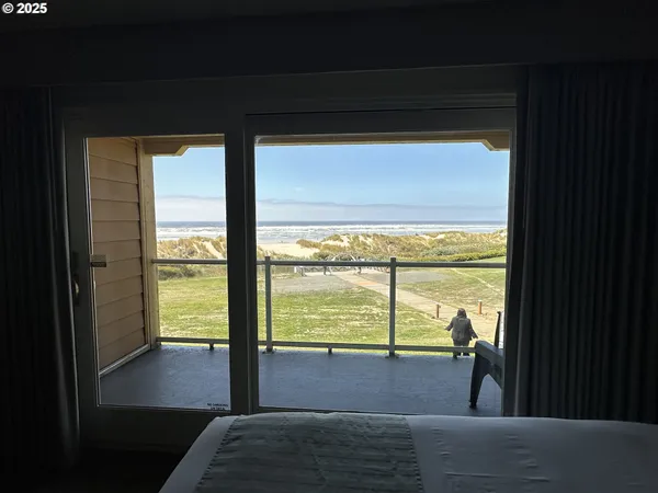 a view of ocean from a window