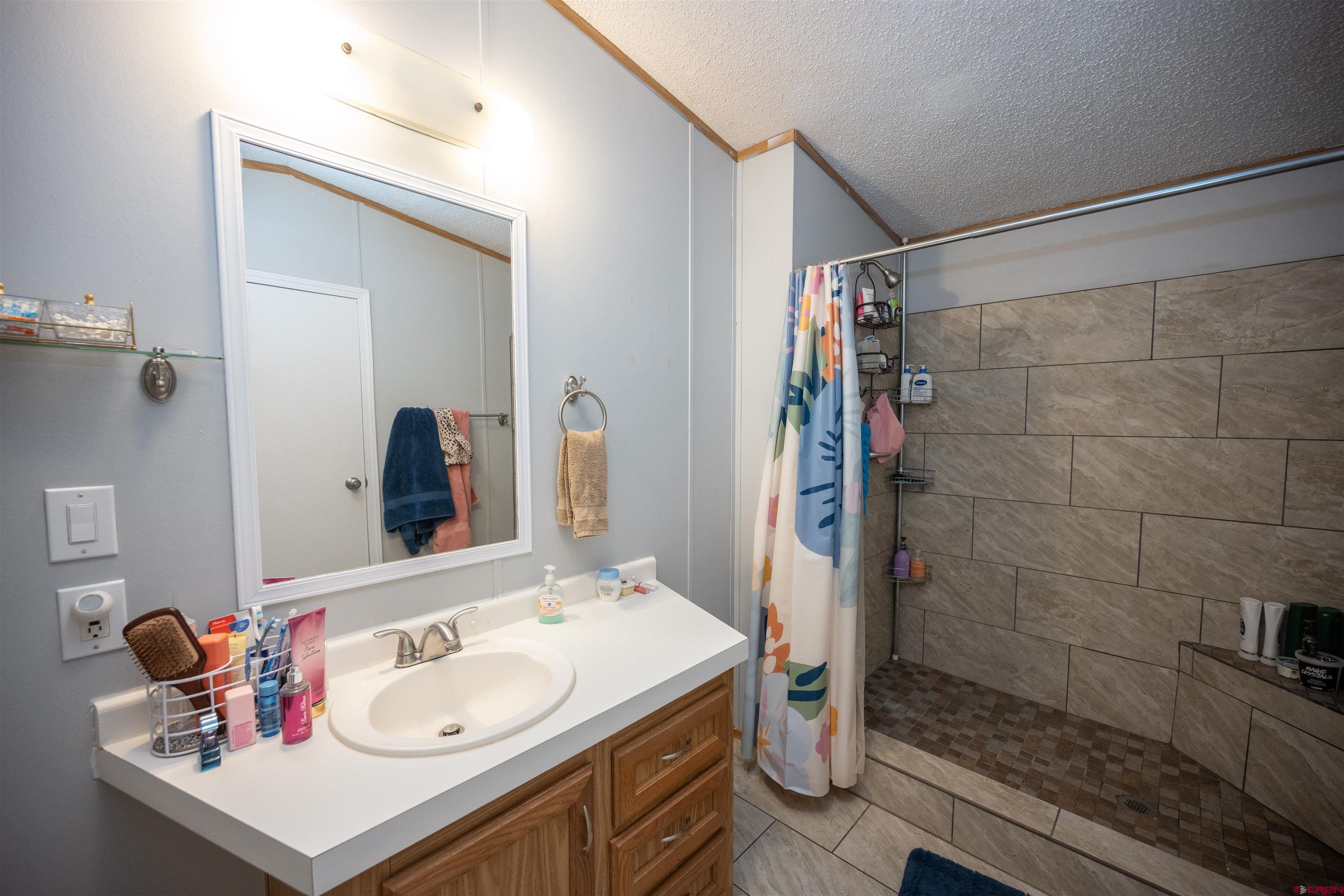 2 Mulberry Way Durango, CO 81301 - Photo 24 of 40 a bathroom with a sink and a mirror