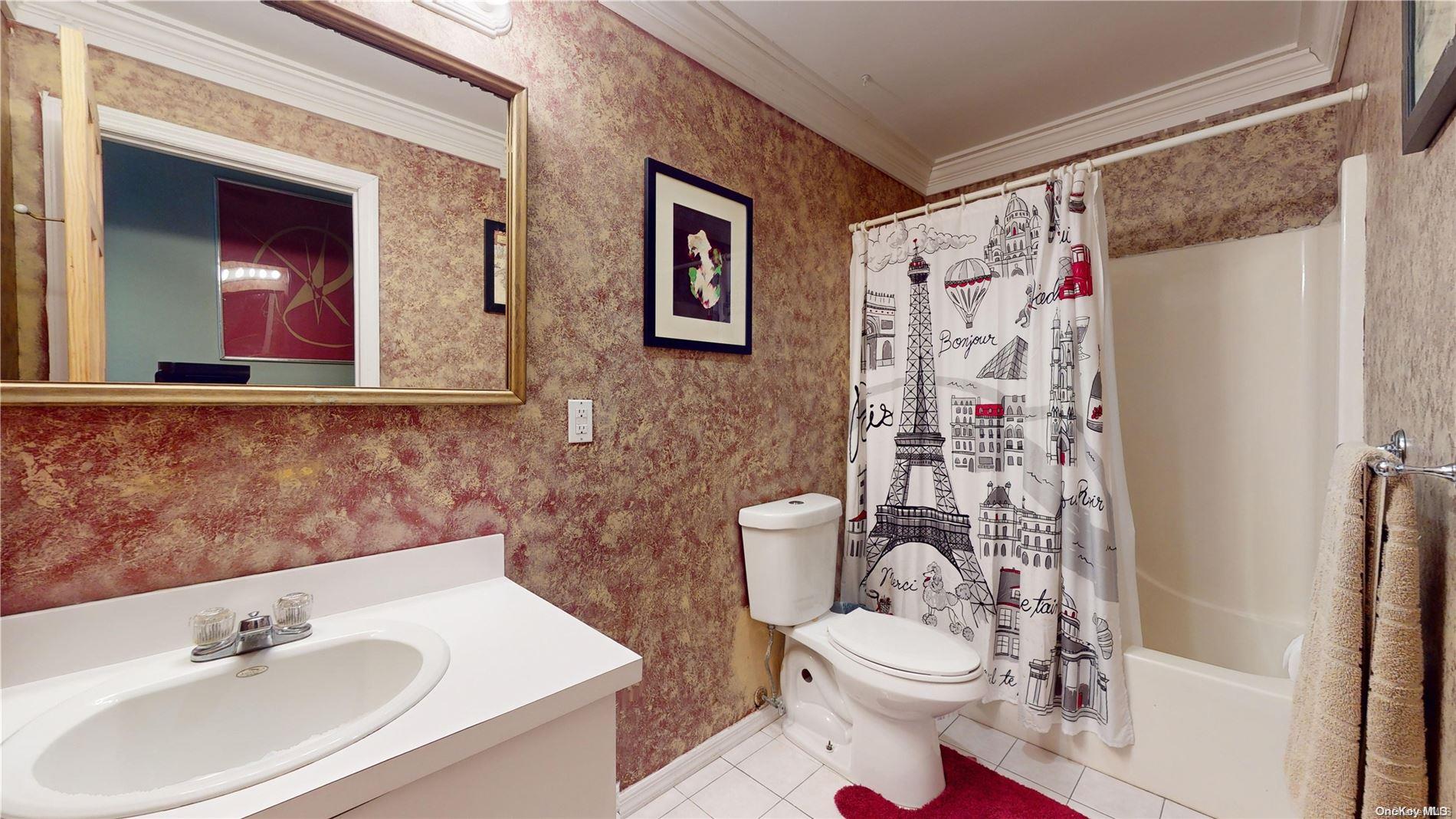 28 Club Lane Remsenburg, NY 11960 - Photo 27 of 33 a bathroom with a sink toilet and shower
