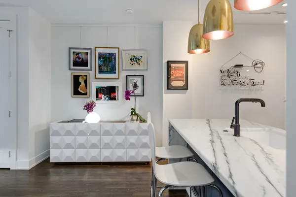 a living room with furniture and window