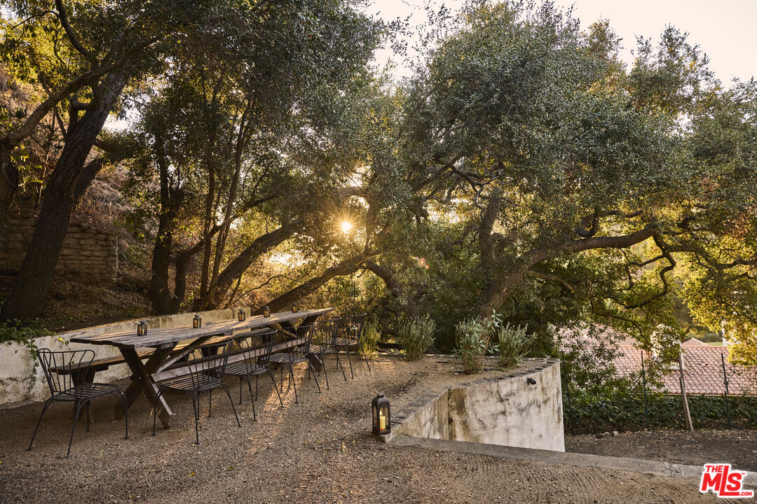 3268 Serra Road Malibu, CA 90265 - Photo 21 of 24 a view of outdoor space with seating area
