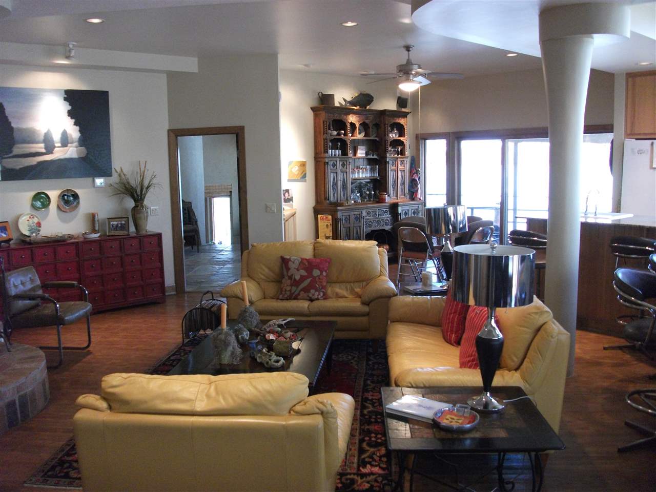 200 Eagle View Drive Cherokee, AL 35616 - Photo 7 of 34 a living room with furniture kitchen view and a large window