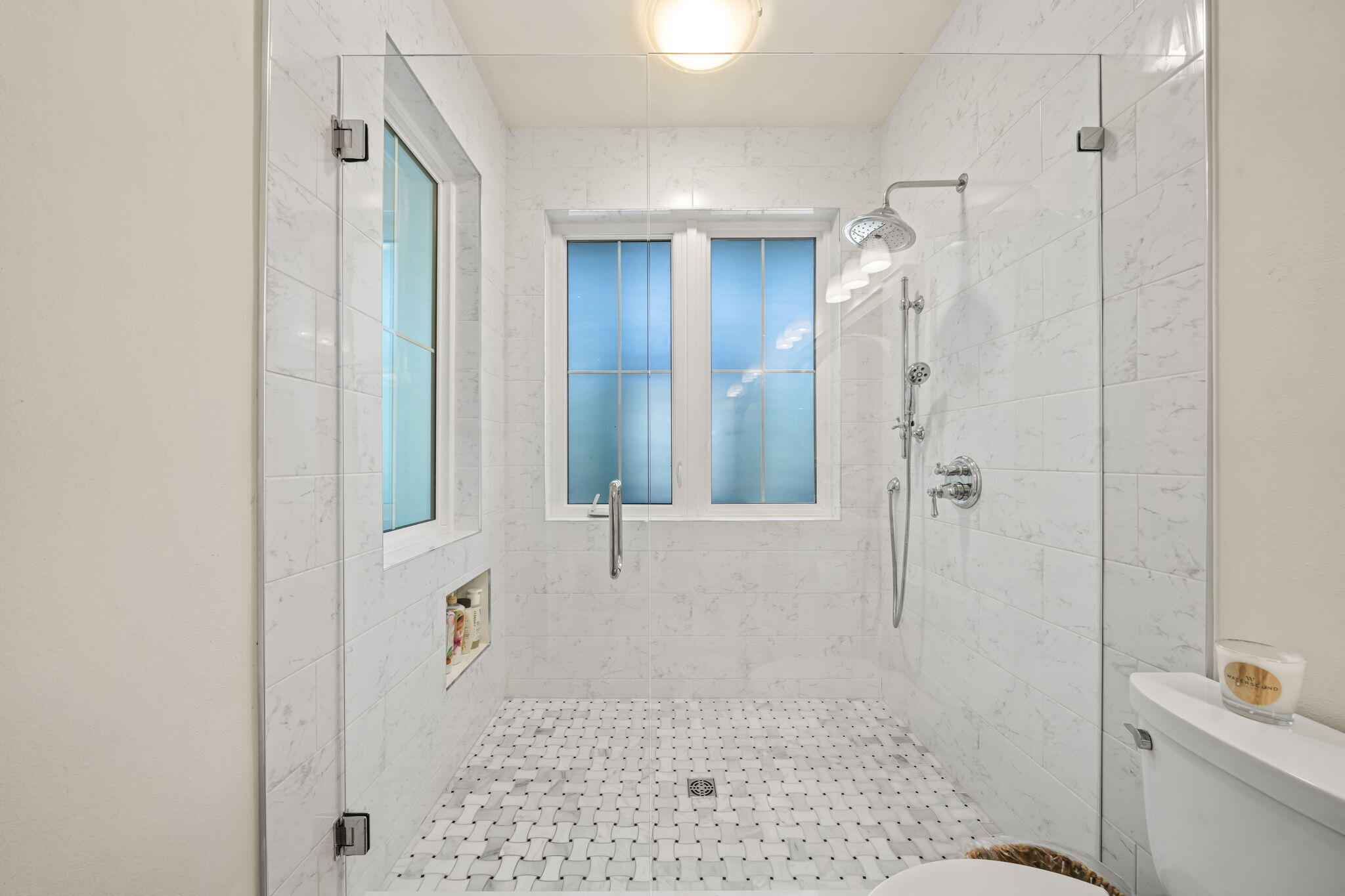 353 Wilderness Way Santa Rosa Beach, FL 32459 - Photo 30 of 50 a bathroom with a shower and a toilet