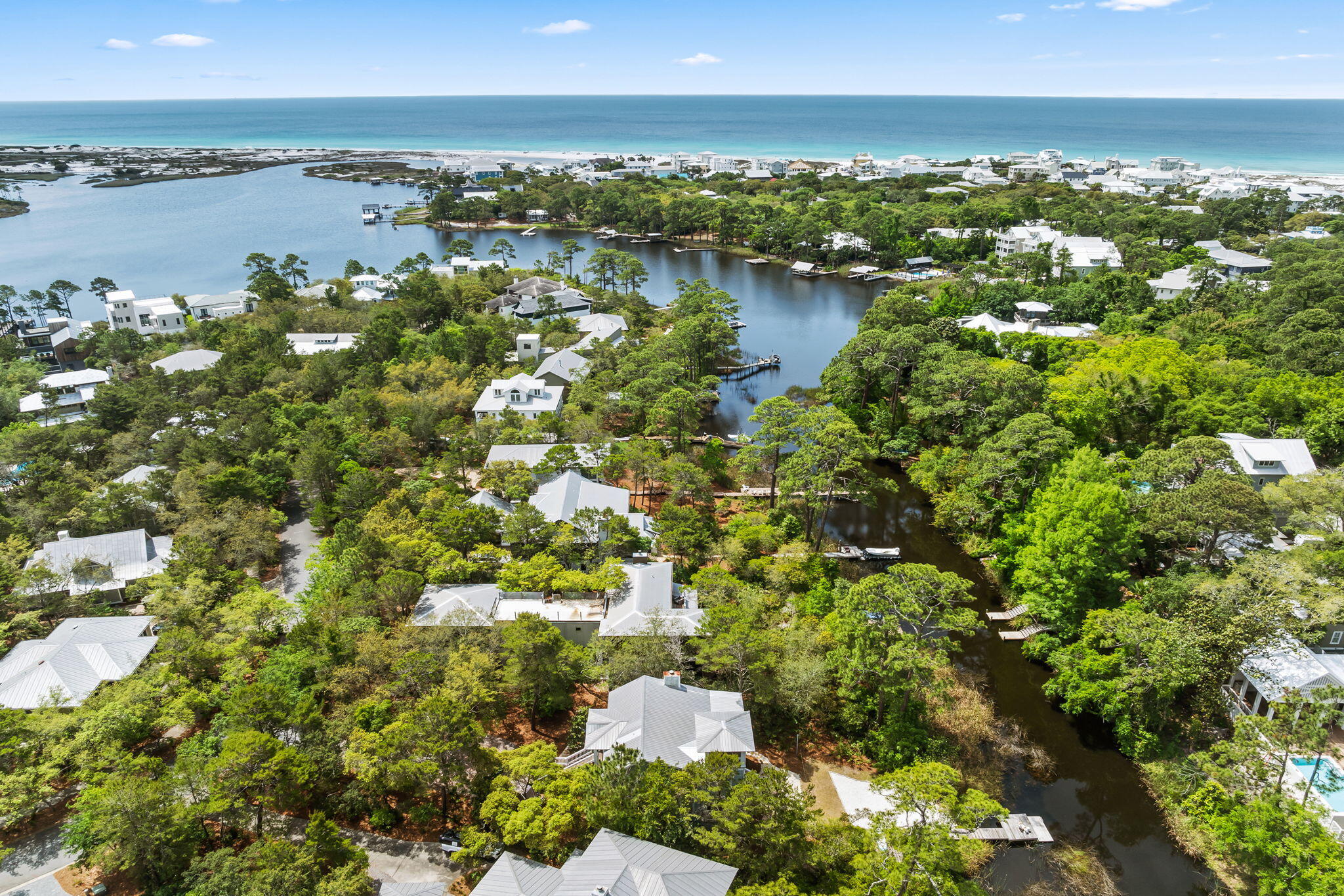 353 Wilderness Way Santa Rosa Beach, FL 32459 - Photo 46 of 50 a view of a city and ocean view