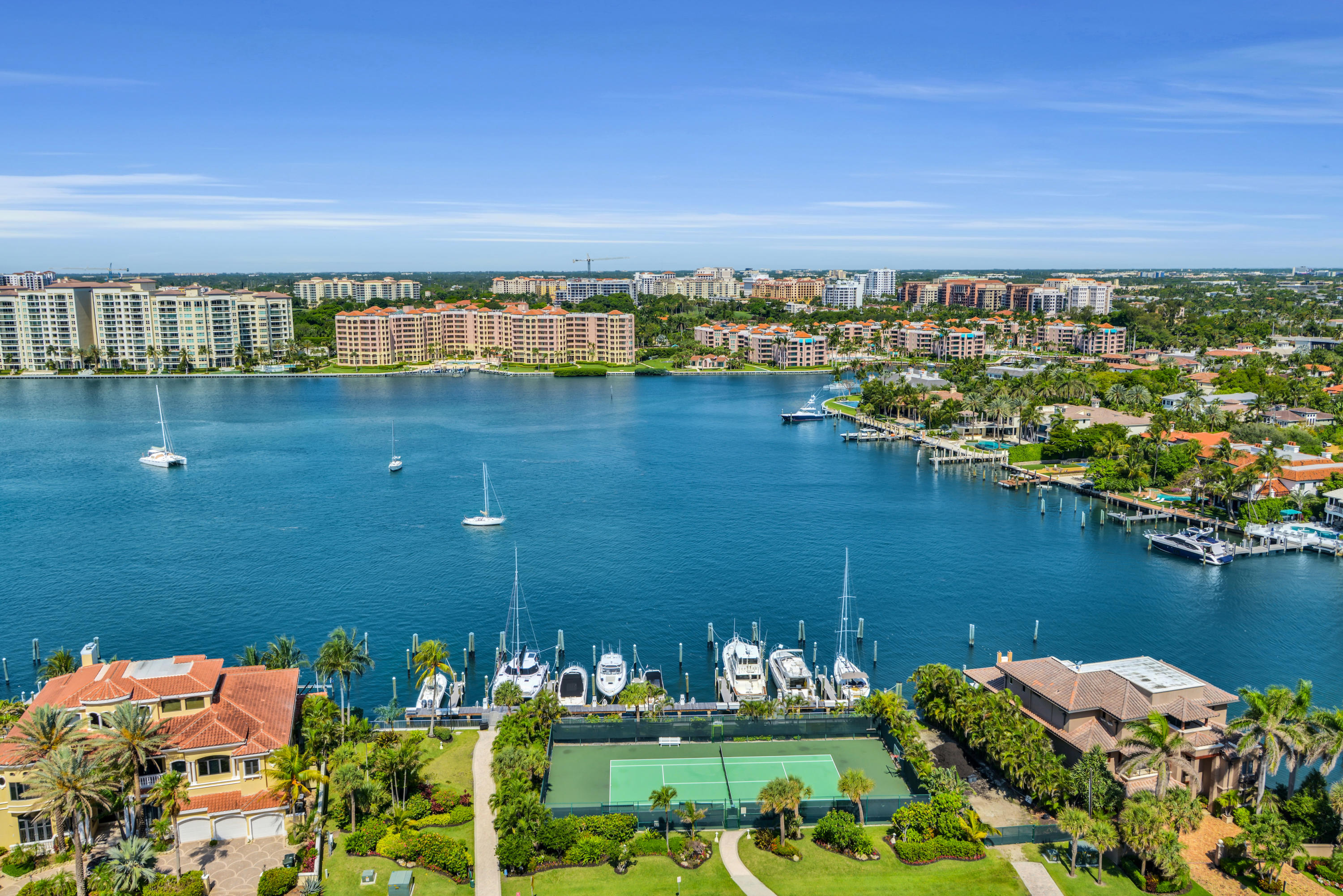 550 South Ocean Boulevard, Unit 605 Boca Raton, FL 33432 - Photo 45 of 51 a view of a lake with boats