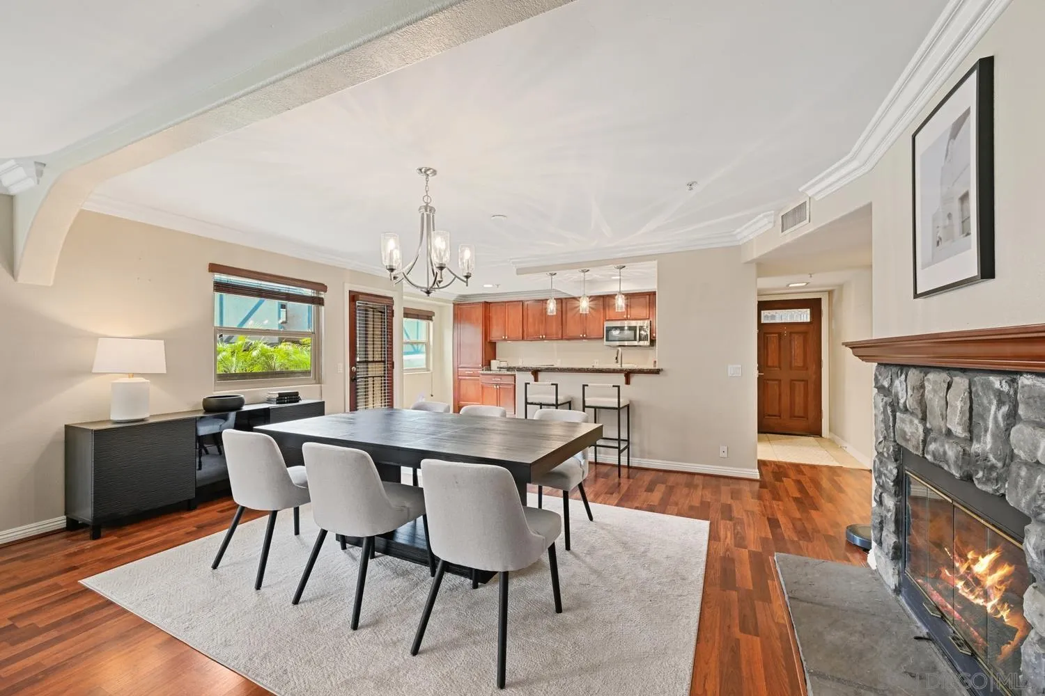 1434 Marshall Road, Unit 20 Alpine, CA 91901 - Photo 7 of 22 a view of a dining room with furniture and wooden floor