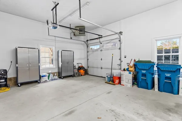 a view of storage and utility room with toys