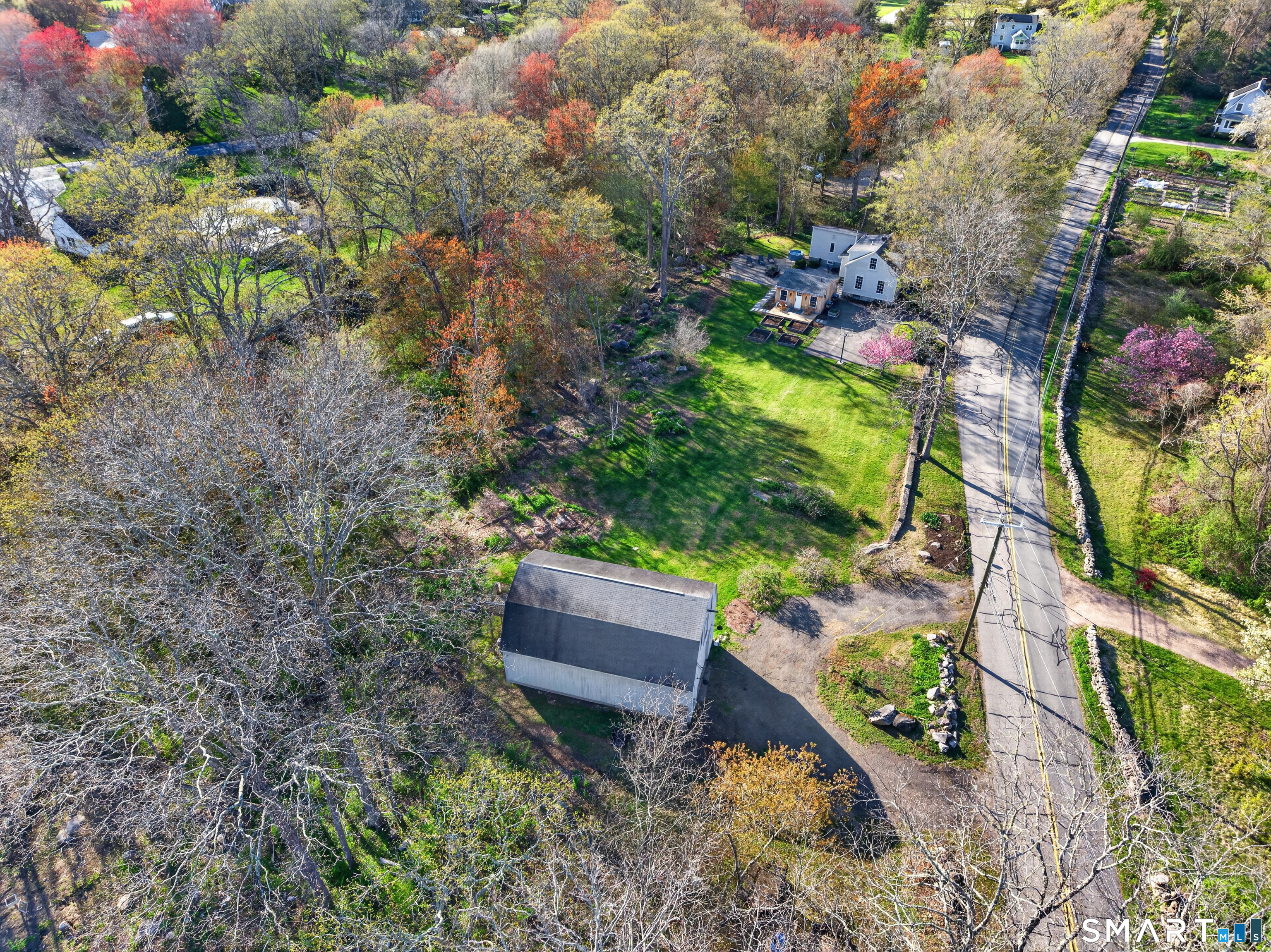 363 Farmholme Road Stonington, CT 06378 - Photo 38 of 39 View with Barn, Expansive yard, Out Building and House