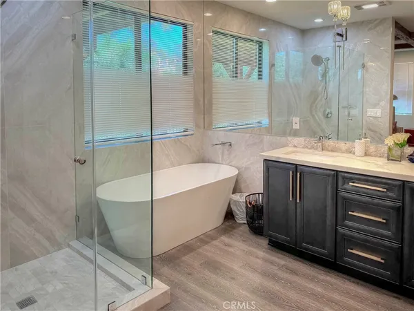 a bathroom with a sink and a bathtub